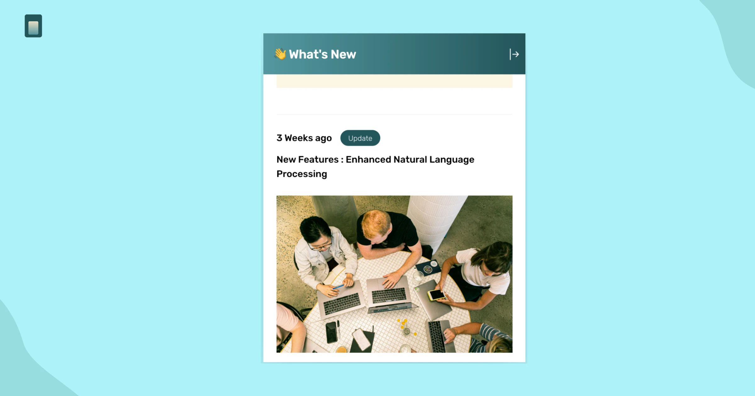 Changelog sidebar - SubPage Changelog Widget