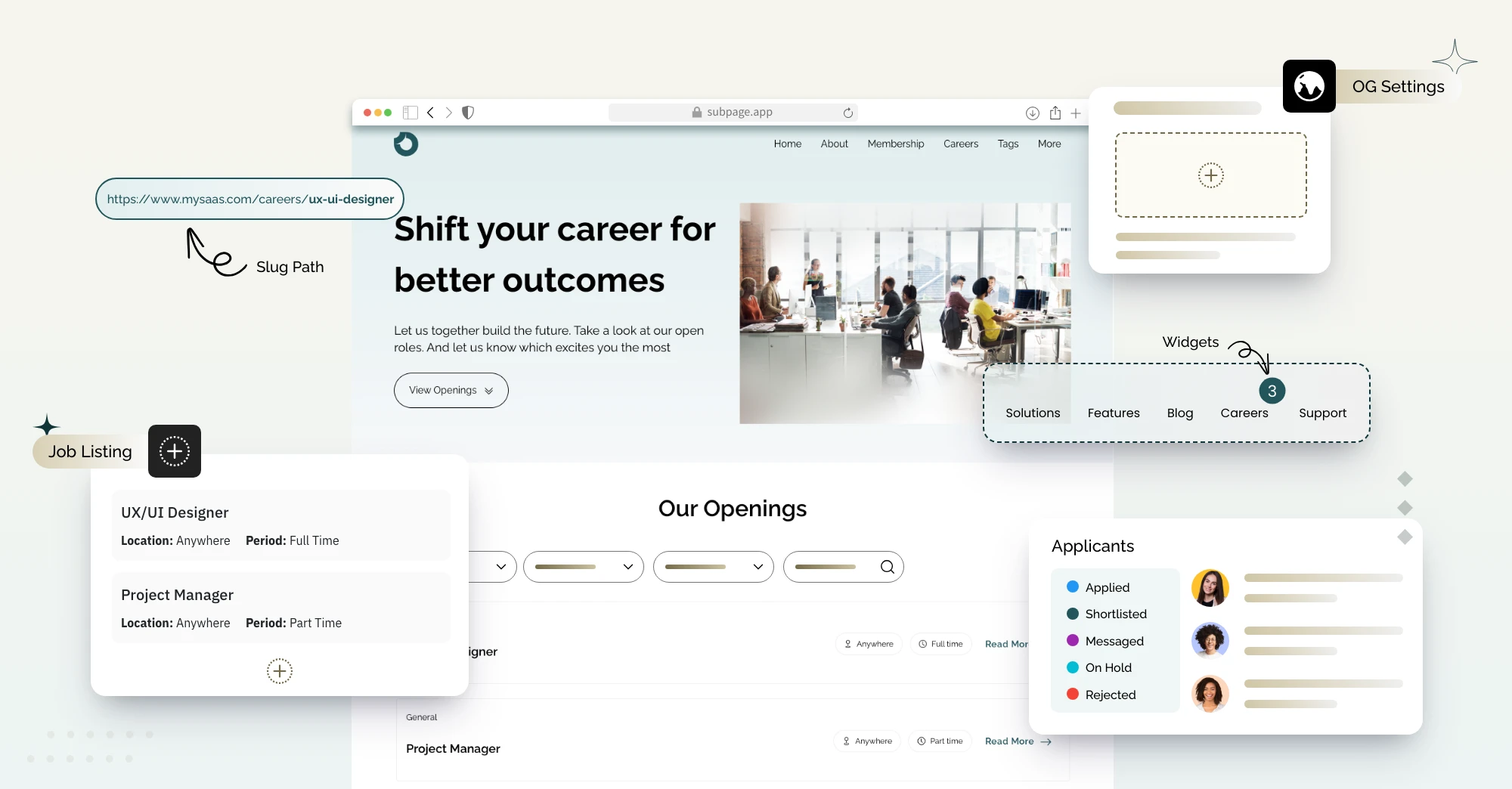 SubPage - Recruitment management software