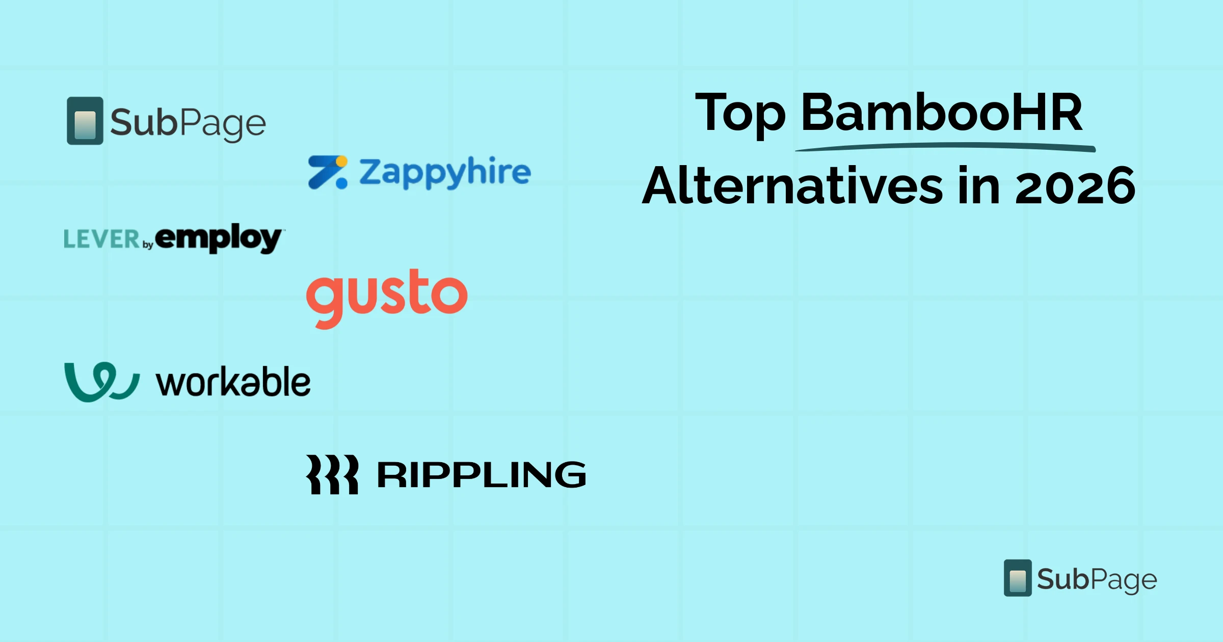 Top BambooHR Alternatives in 2026