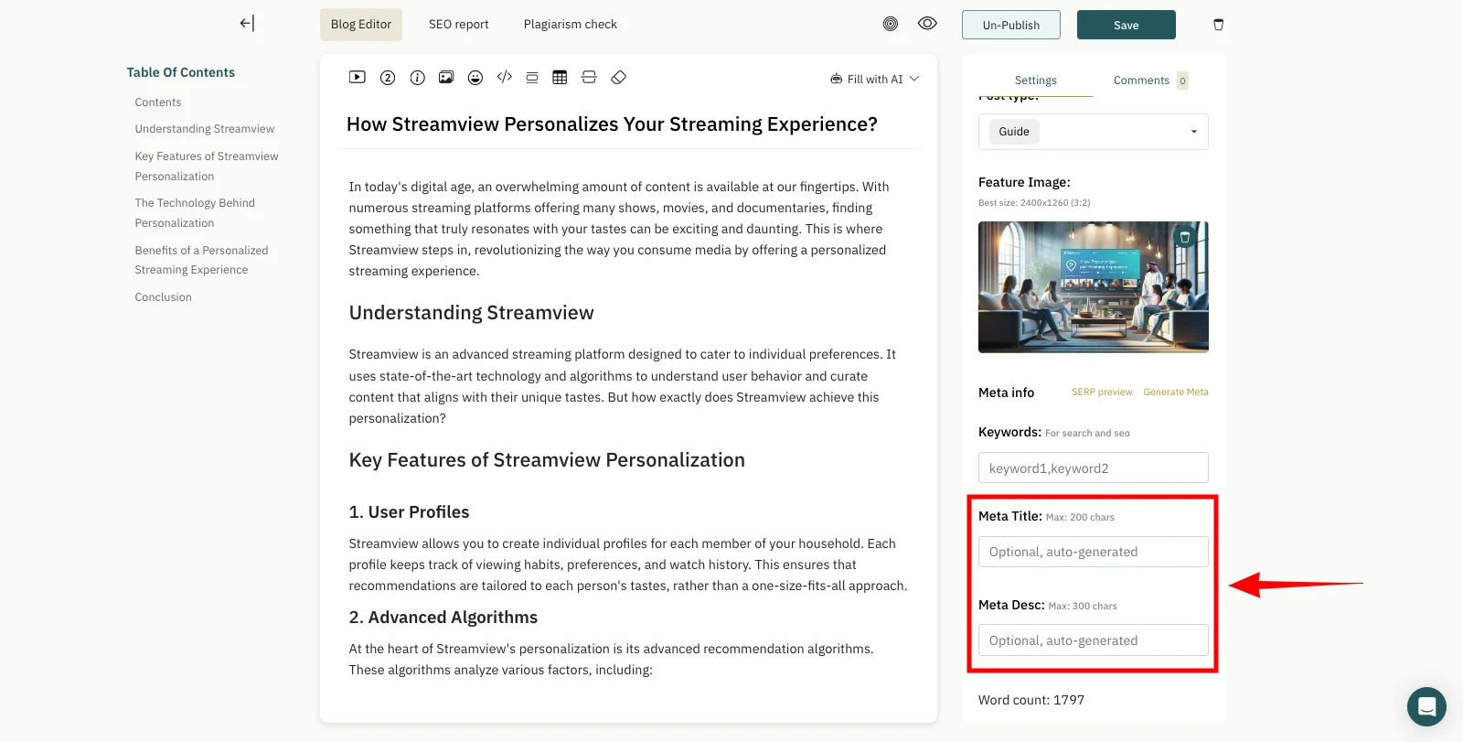 SERP Preview - Step 1