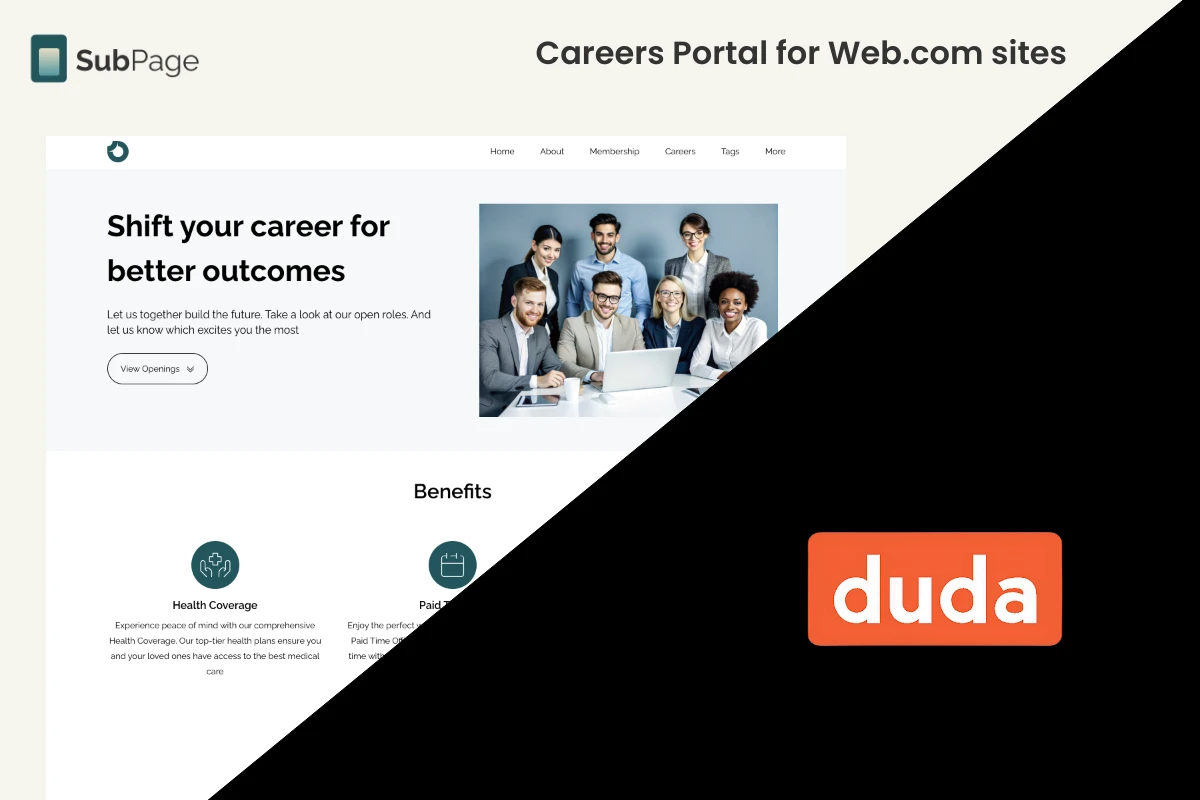 Create Careers Page For Duda Sites