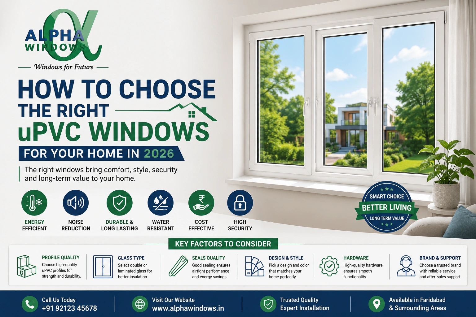 How to Choose the Best uPVC Windows for Your Home