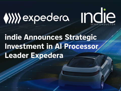 Indie Semiconductor Announces Strategic Investment in AI Processor Leader Expedera