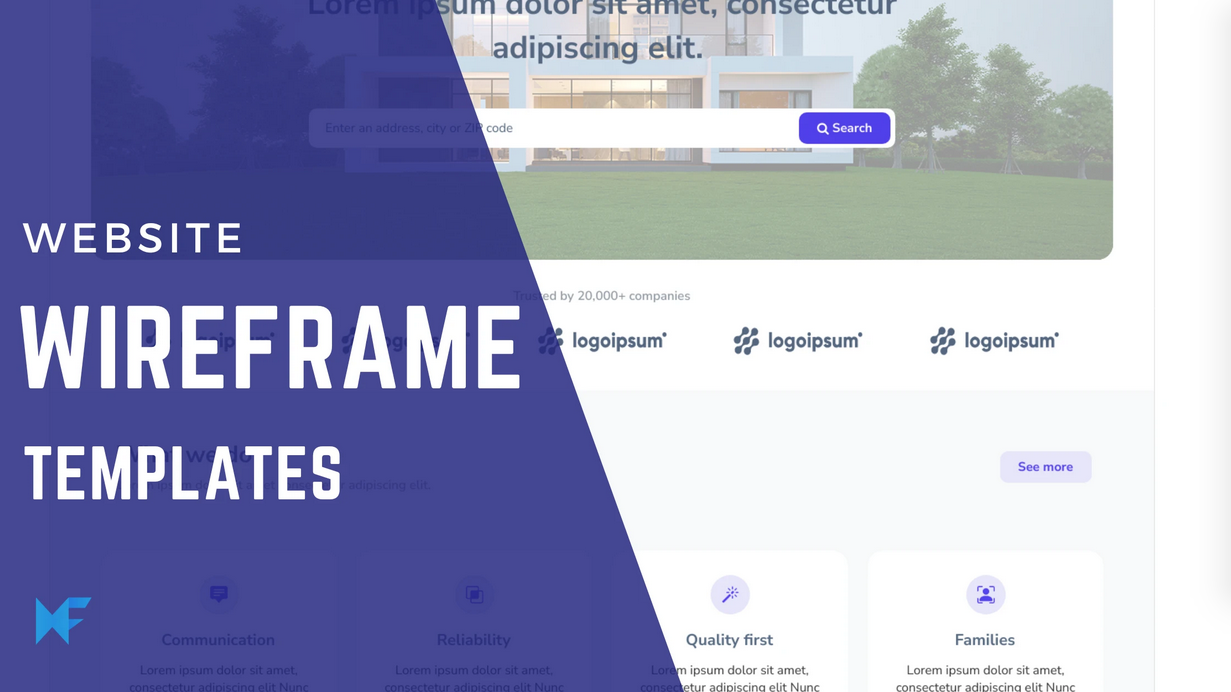Website Wireframe Template Examples