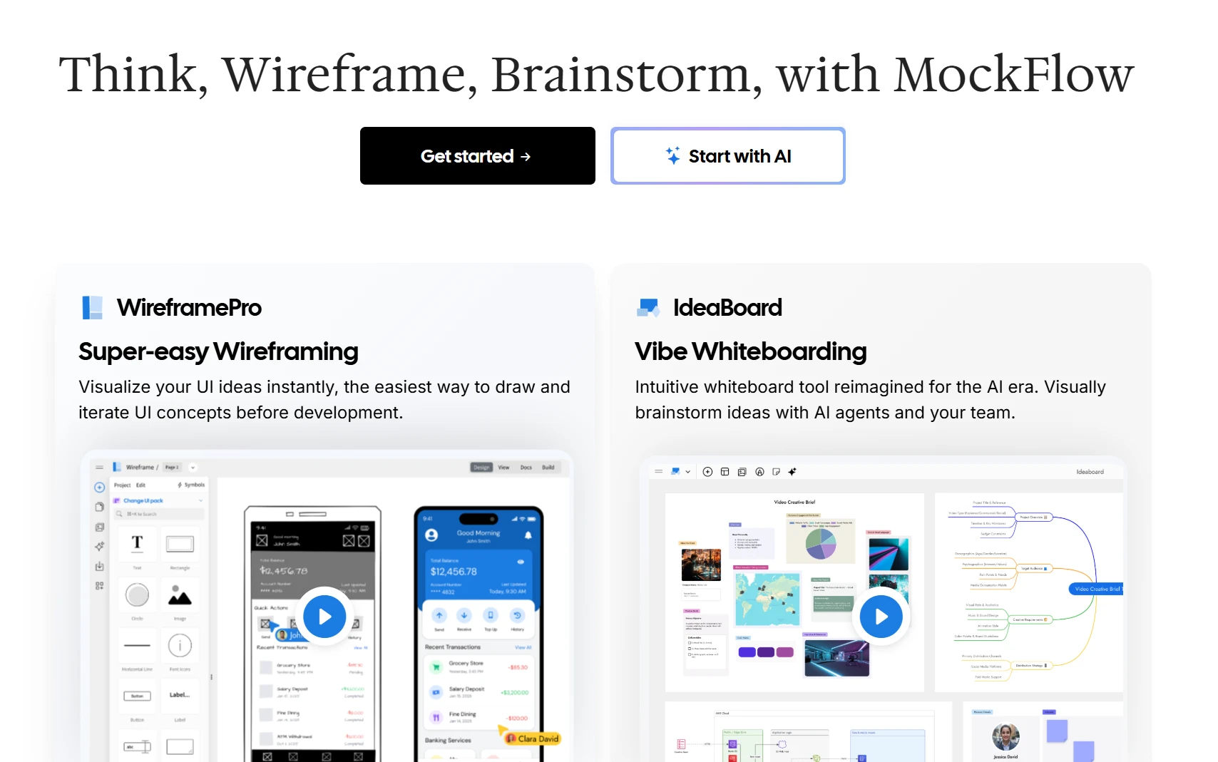 MockFlow is built for teams that want to move from ideas to product designs without spending weeks learning a complex platform. 