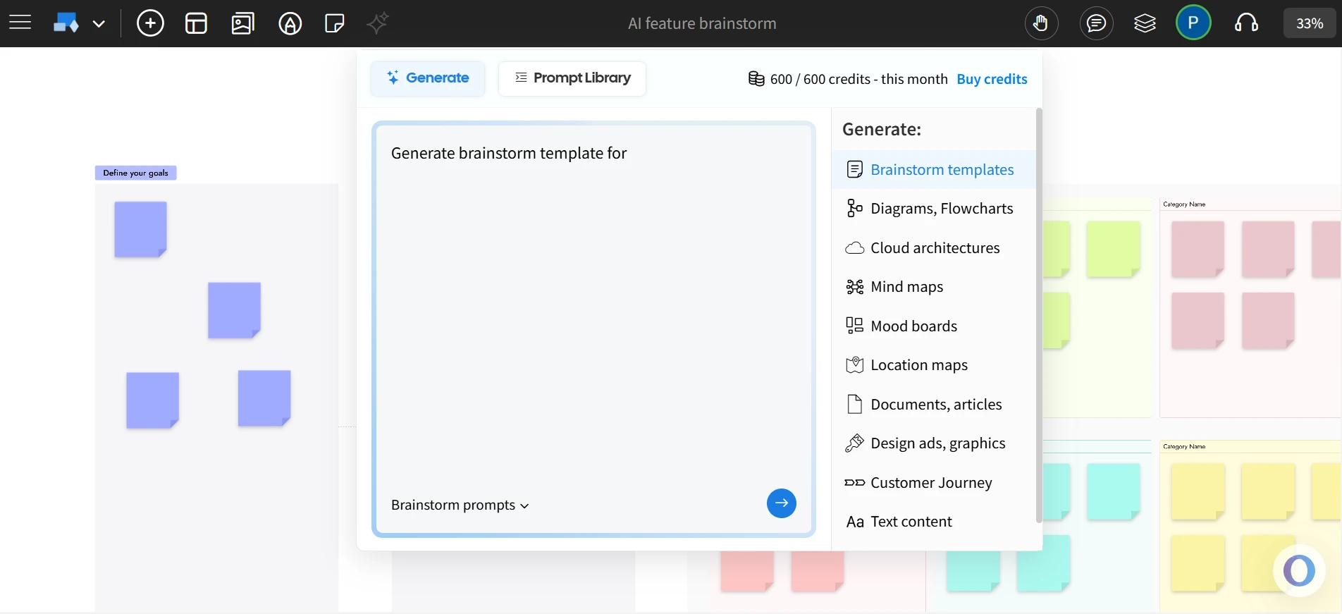 MockFlow's AI-powered ideation