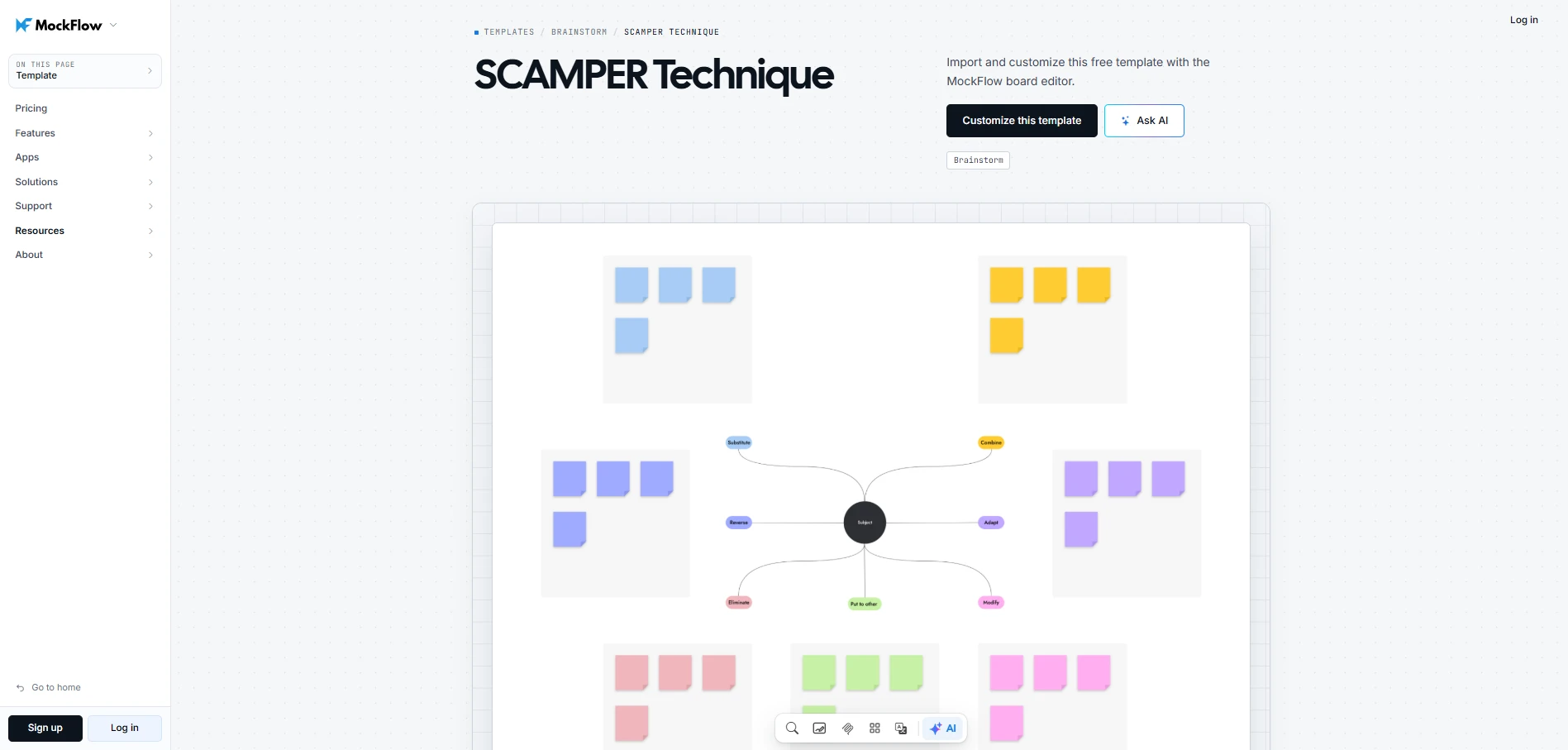 Customize this SCRAMPER template