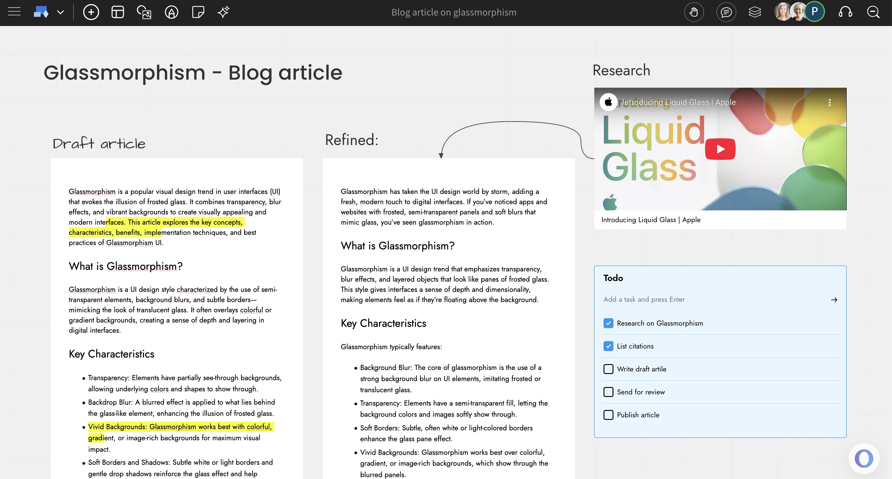 Create Documents the Visual Way with the New Docs Component