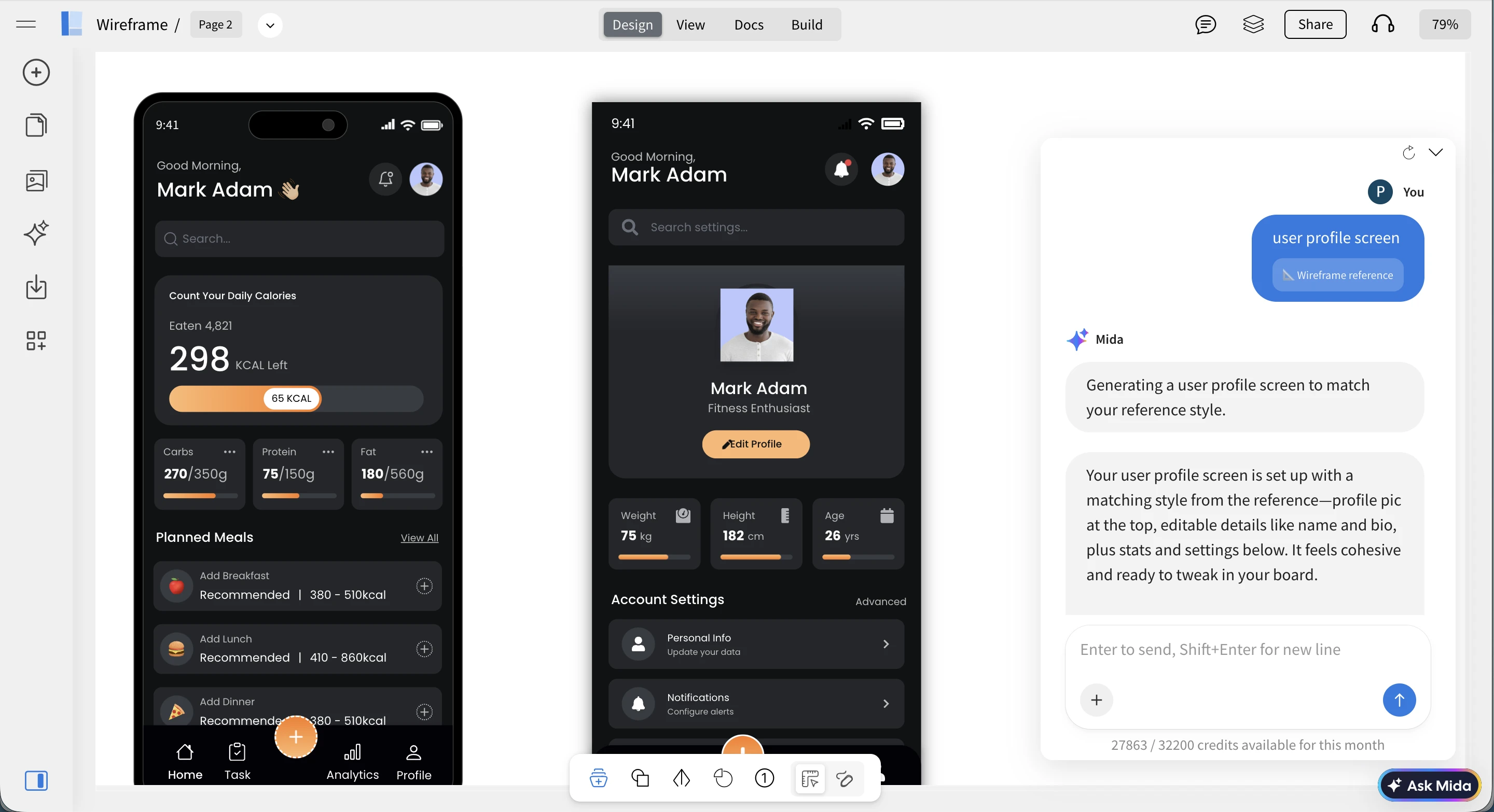 Improved Generation and New AI Features in WireframePro Mida