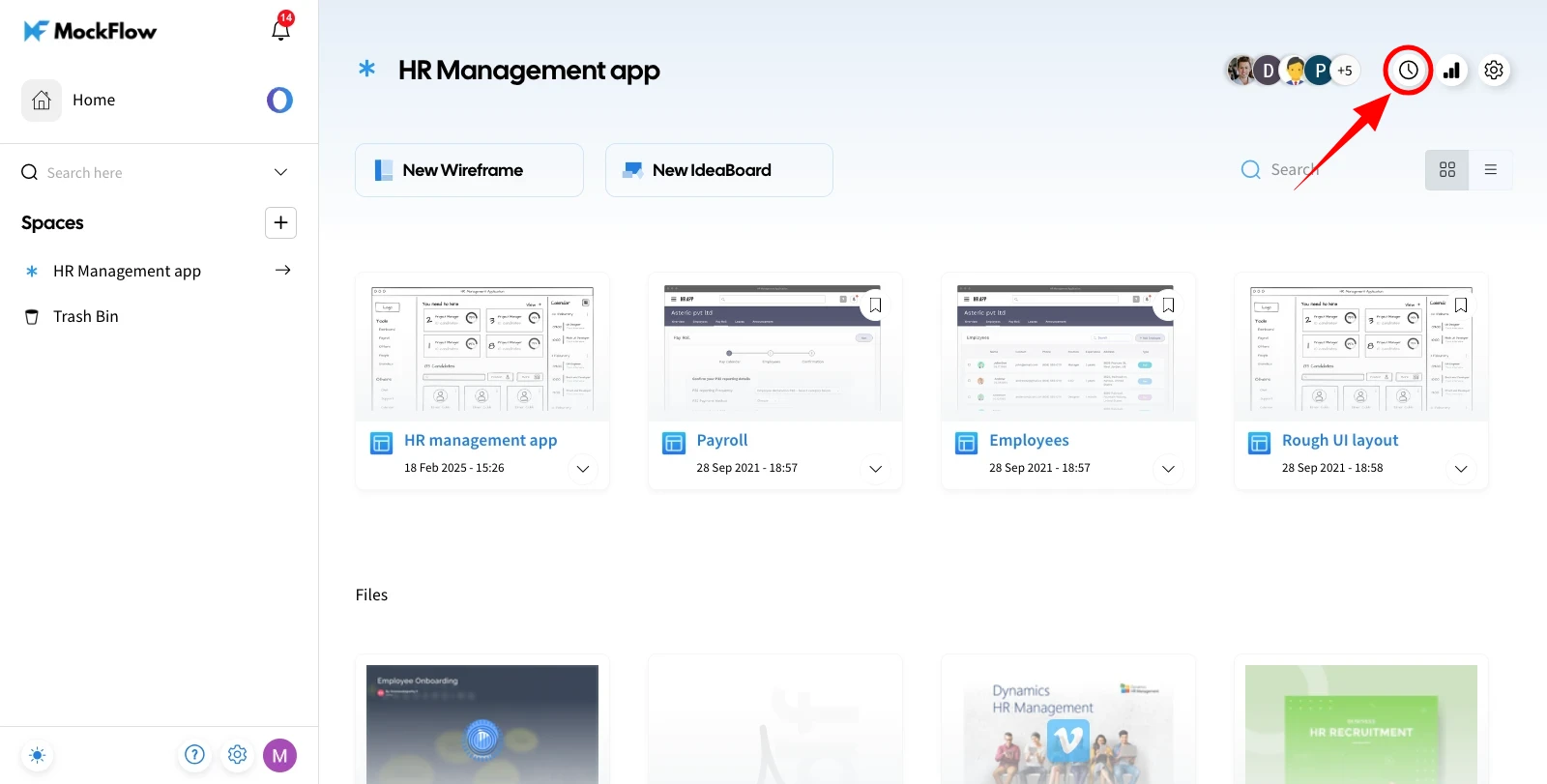 Navigate to Space Analytics in the Design Space