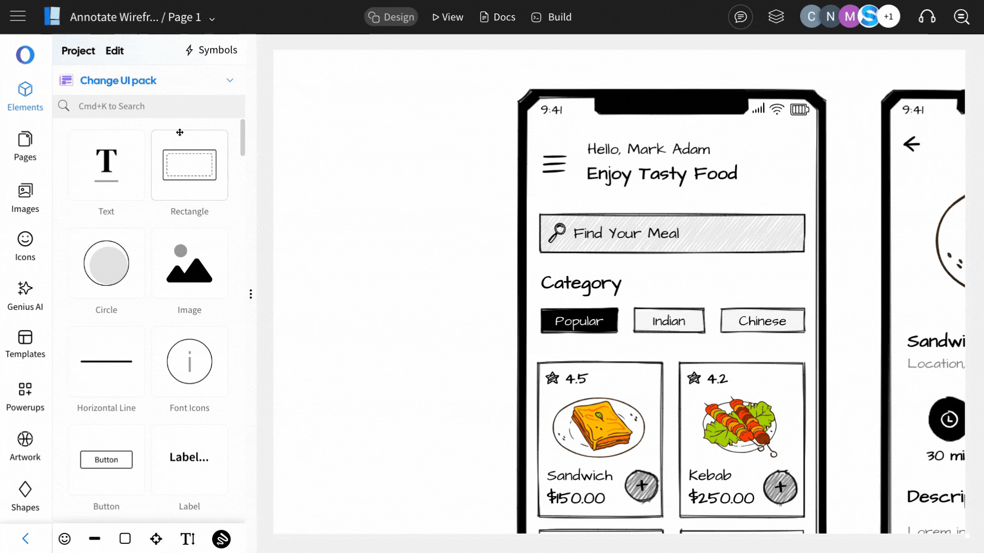 Adding Annotations in Wireframes - Step 3
