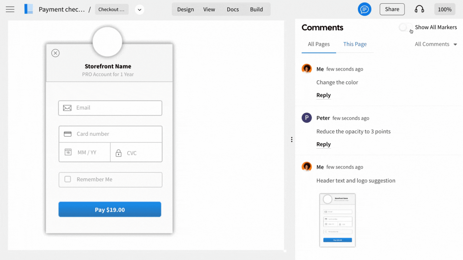 Show or Hide Annotated Marker - MockFlow