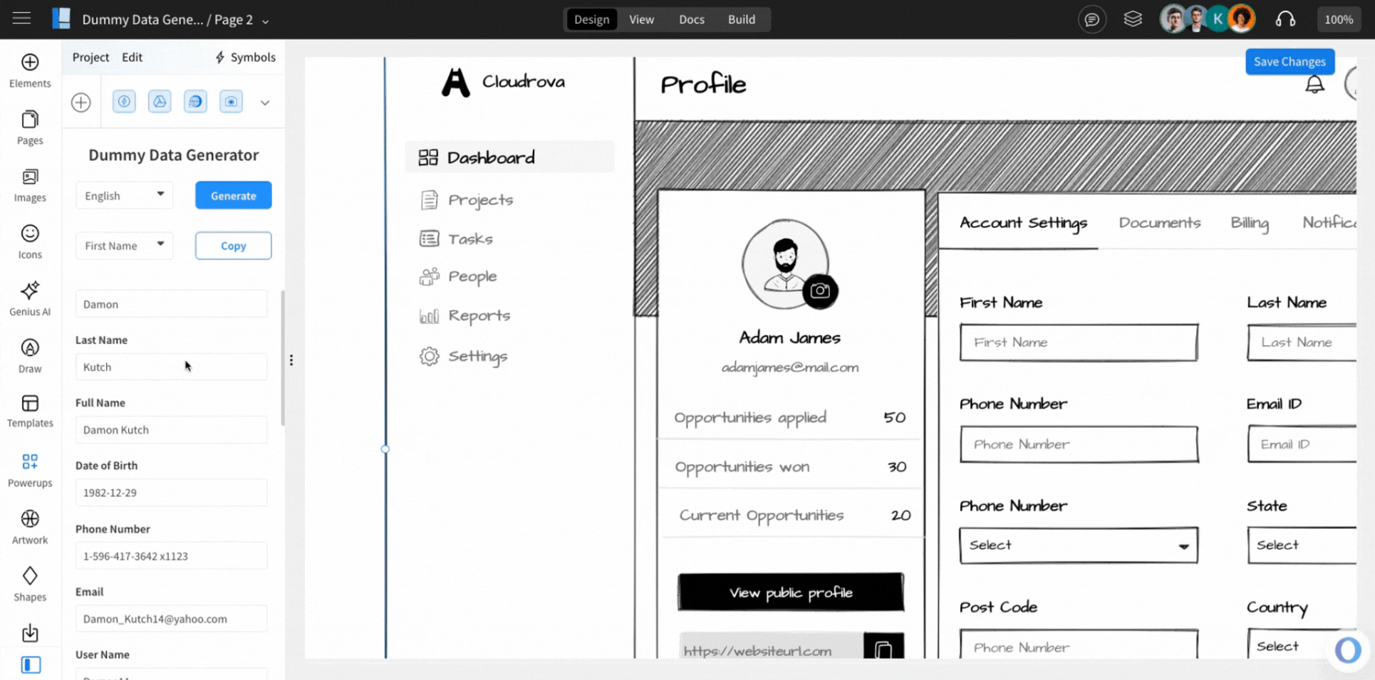 Instantly generate random dummy data - Dummy Data