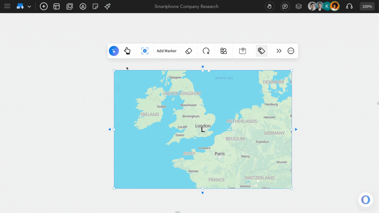 Generating Maps with AI - MockFlow IdeaBoard