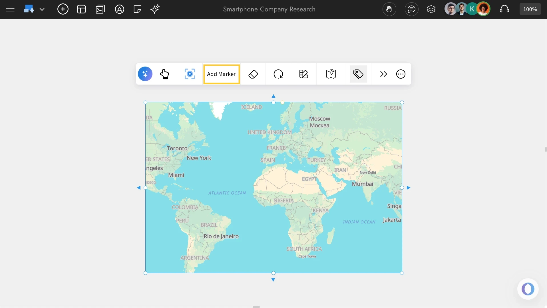 Adding Markers in Maps - MockFlow IdeaBoard