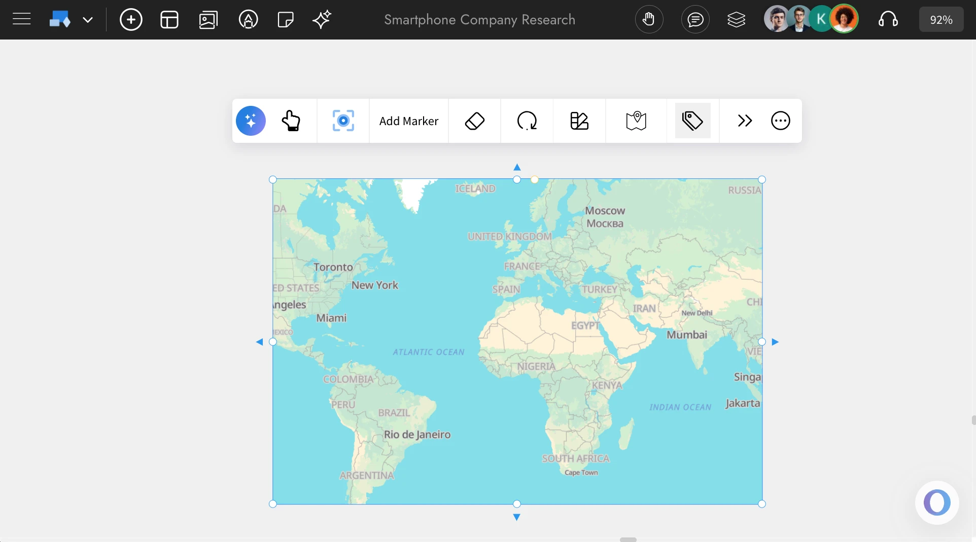 Removing markers from the Maps - MockFlow IdeaBoard