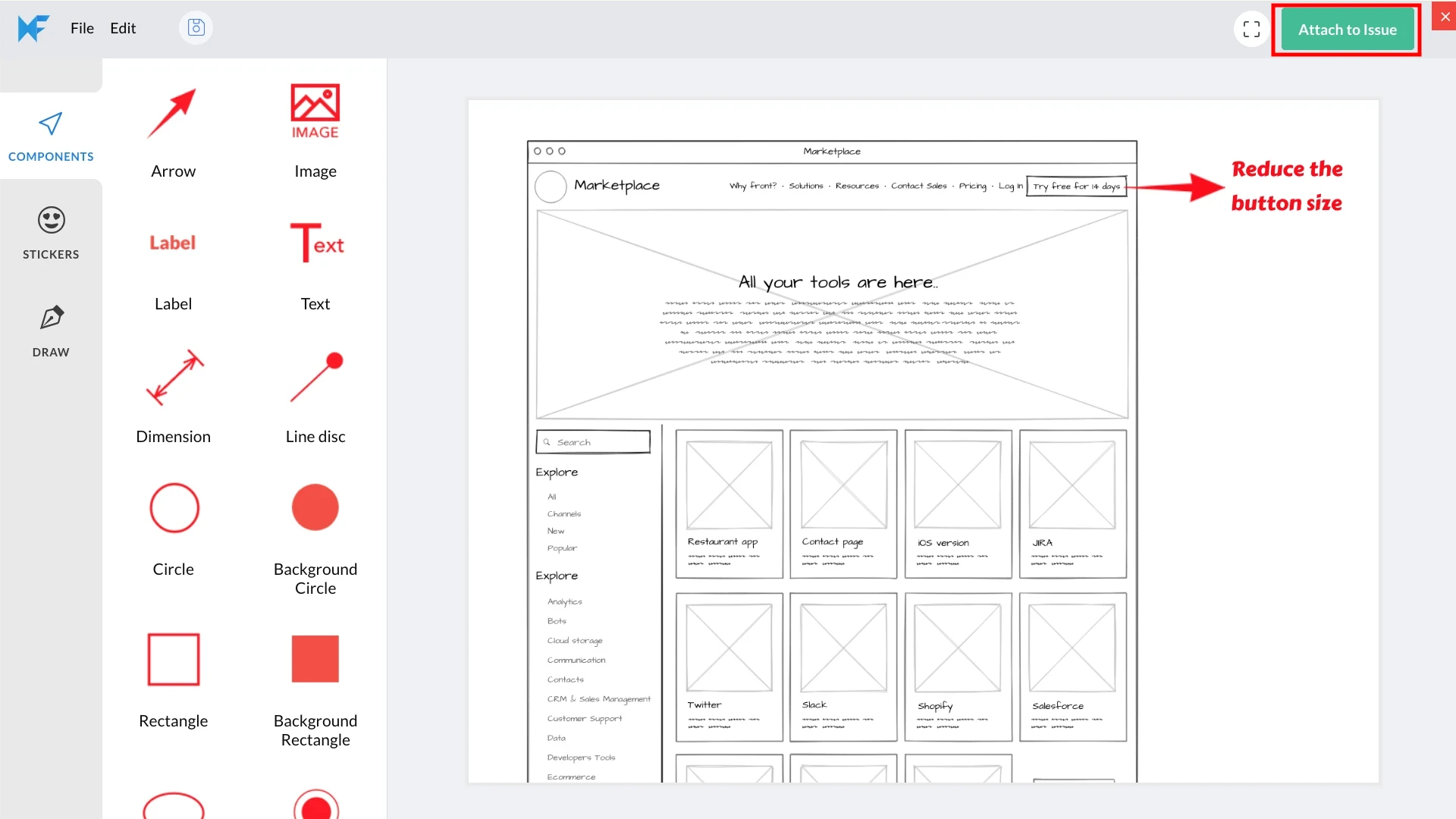 Attaching the annotatepro project - MockFlow Annotatepro