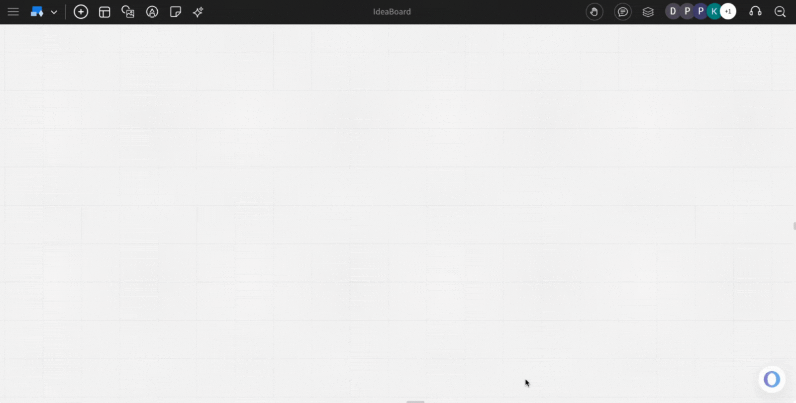 Adding the Design Frame - MockFlow IdeaBoard