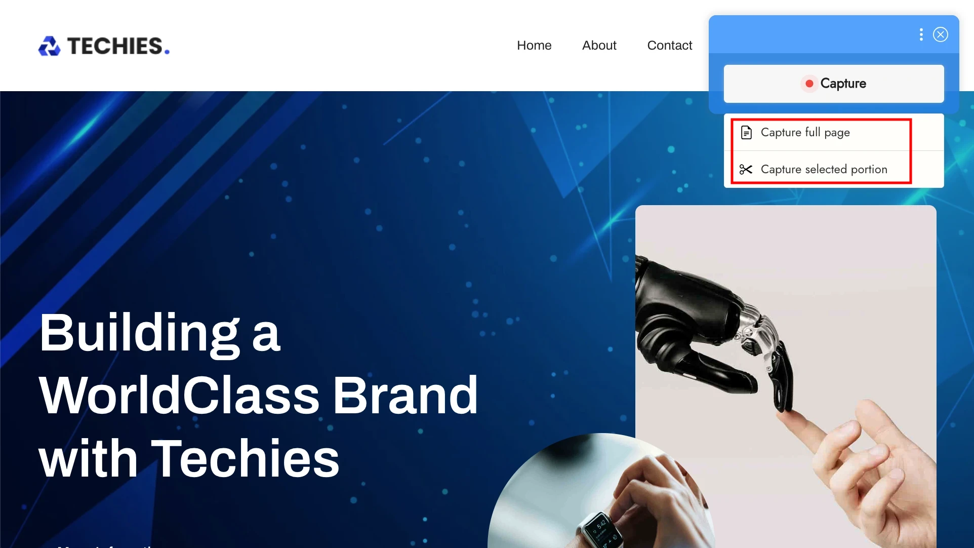 Choosing the options - MockFlow WireframePro