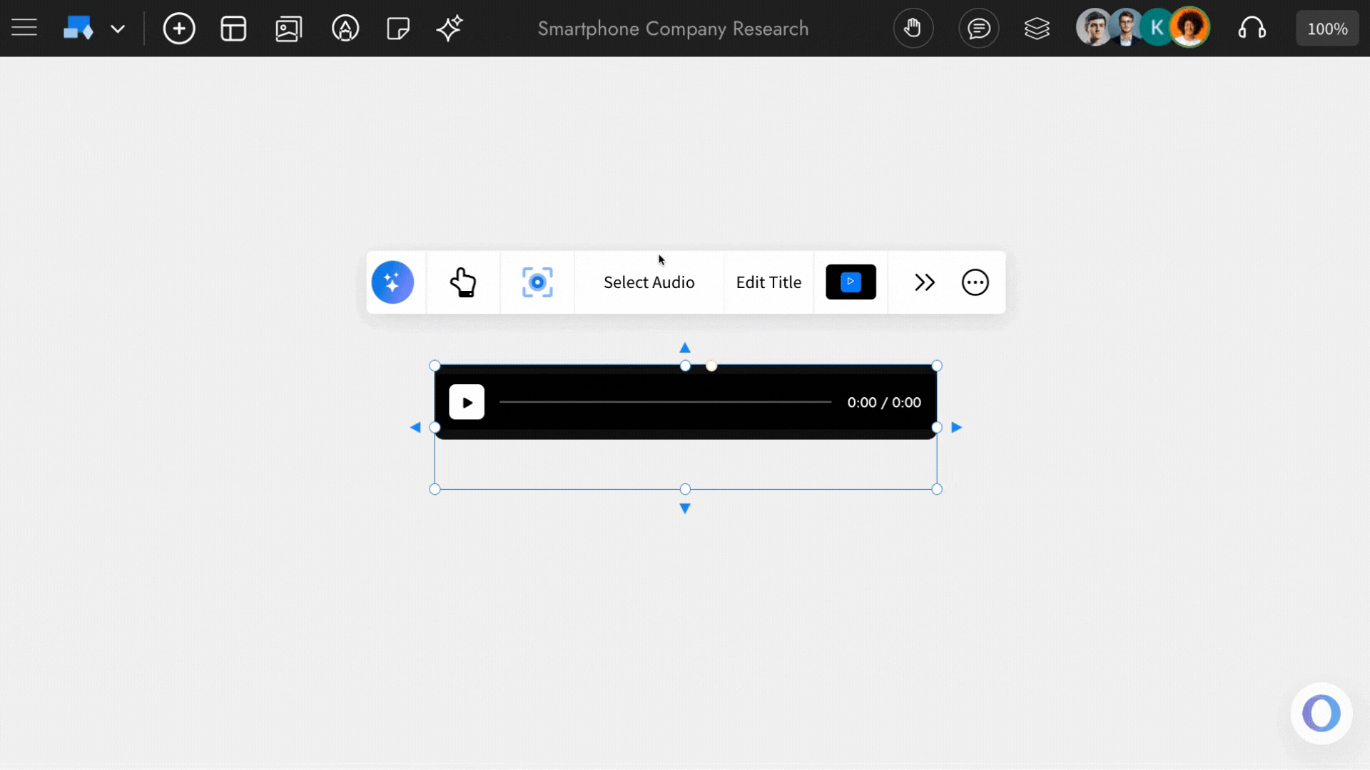 Options to import audio - MockFlow IdeaBoard