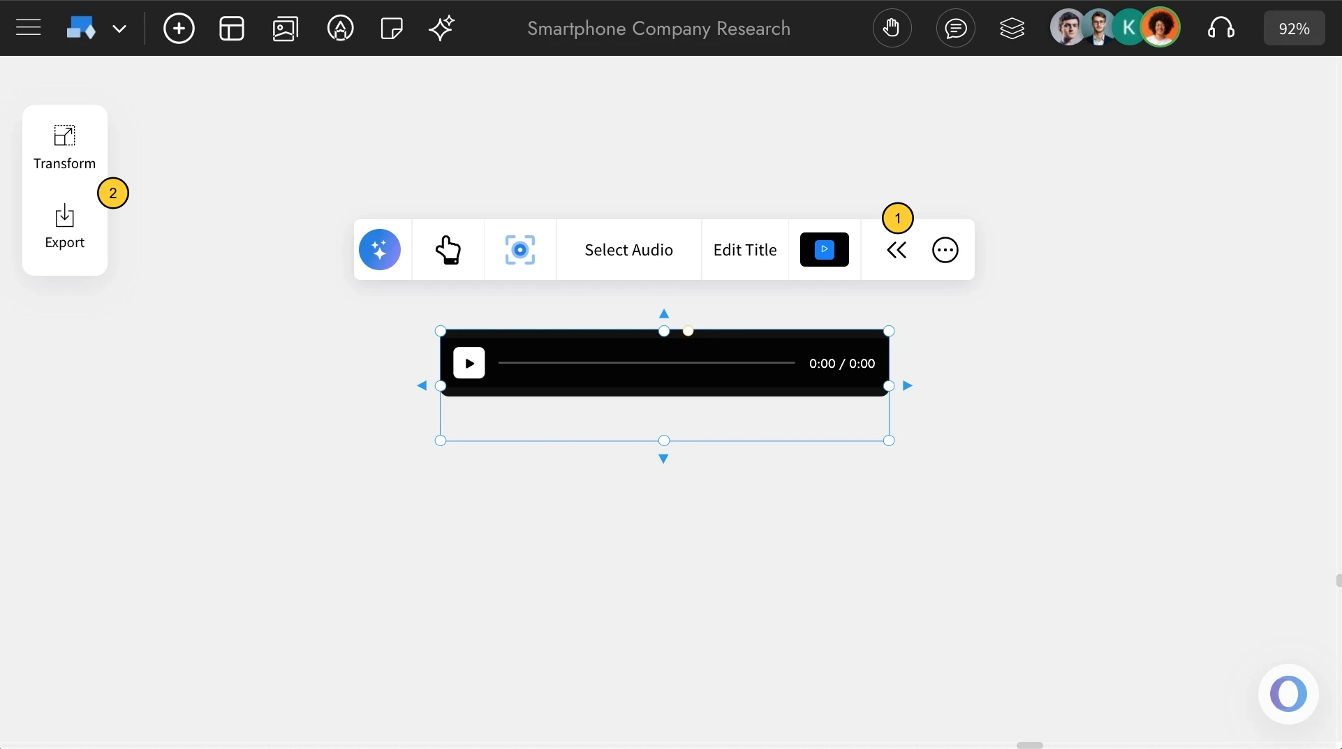 Advanced settings in Audio Player - MockFlow IdeaBoard 