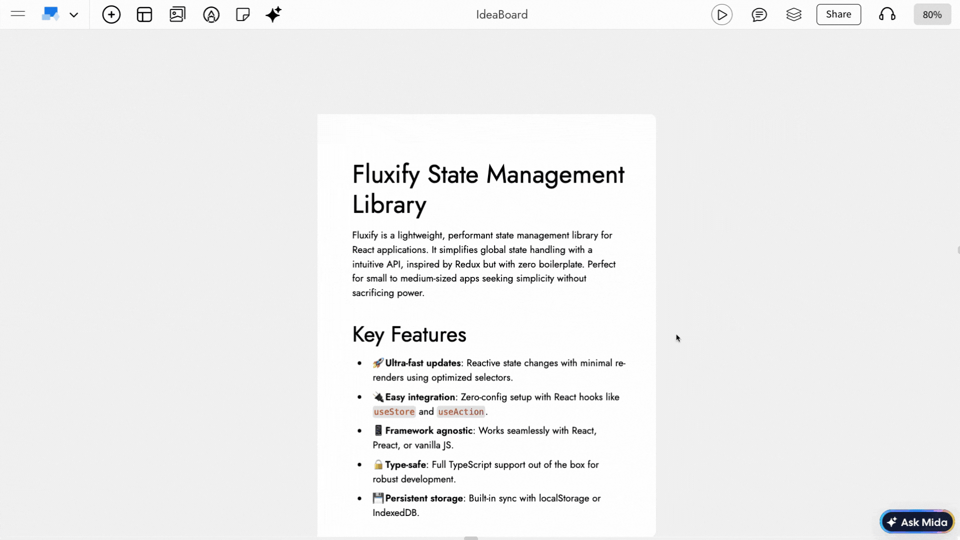 Switching between editors in Markdown Pro - MockFlow IdeaBoard