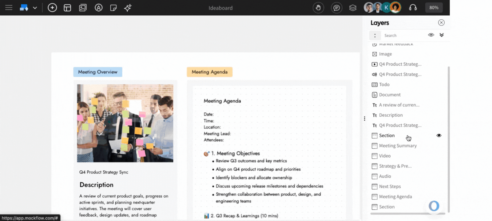 Rename Layers - MockFlow IdeaBoard