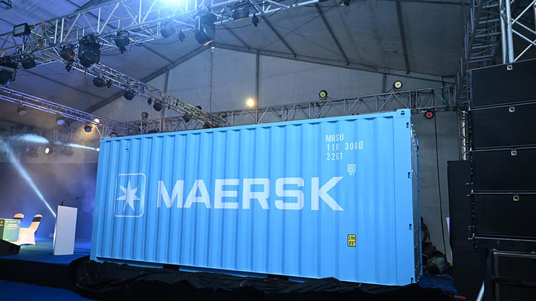 Union Minister Sonowal unveils Maersk’s first Indian manufactured shipping container