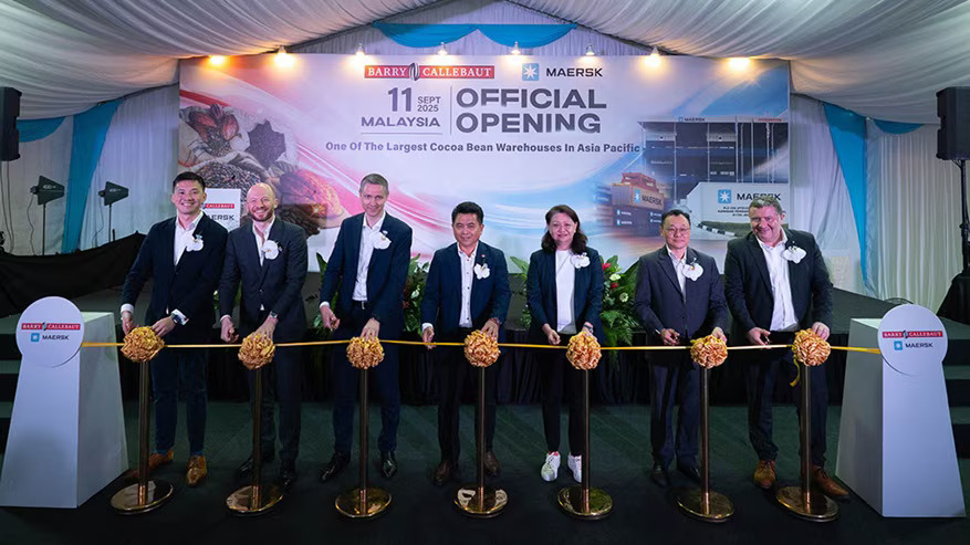 Barry Callebaut and Maersk Celebrate Official Opening of One of the Largest Cocoa Bean Warehouses in Asia Pacific