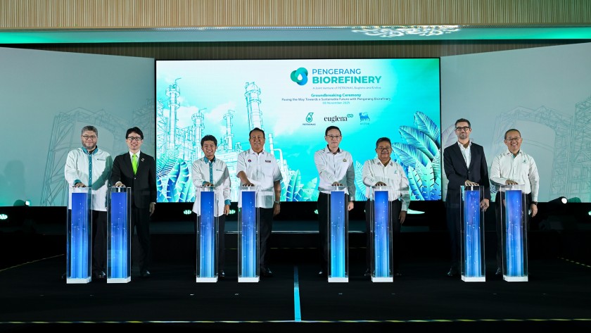 Groundbreaking Ceremony of the New Biorefinery by PETRONAS, Enilive and Euglena in Pengerang, Johor, Malaysia