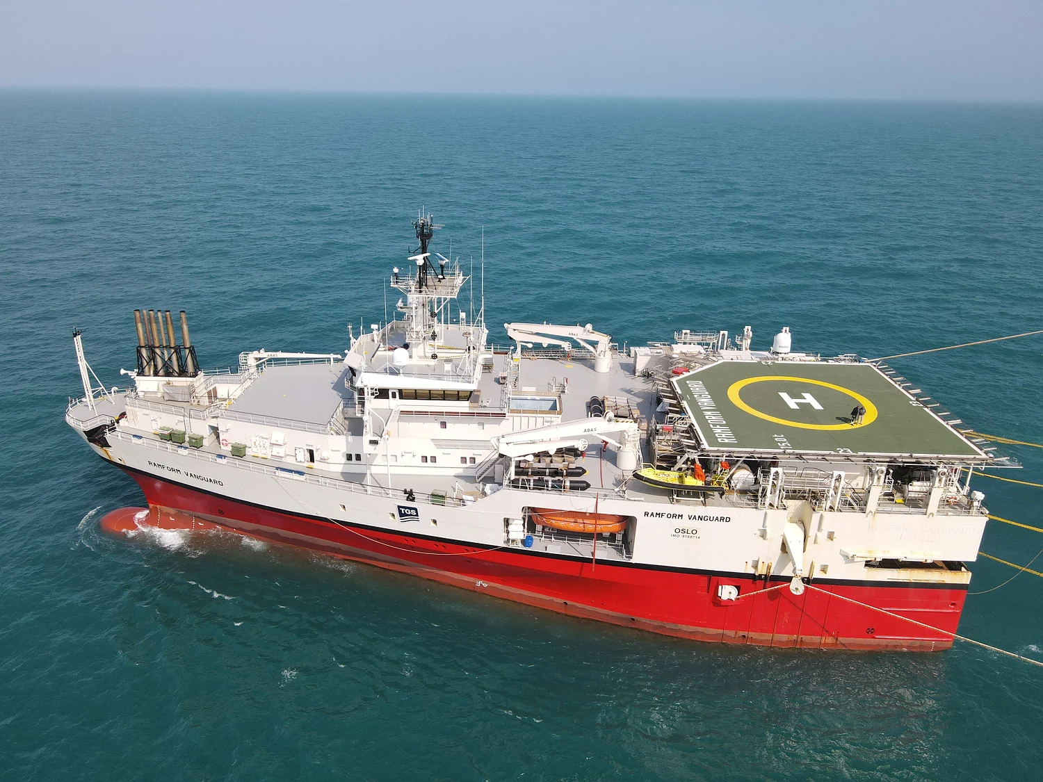 TGS Reintroduces Ramform Vanguard for Offshore Wind and Site Survey