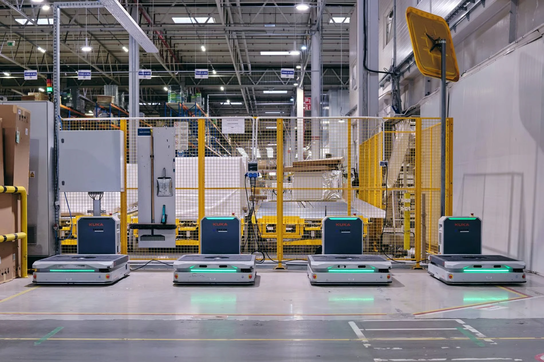 From the factory floor to the living room: 22 mobile robots keep TV production running