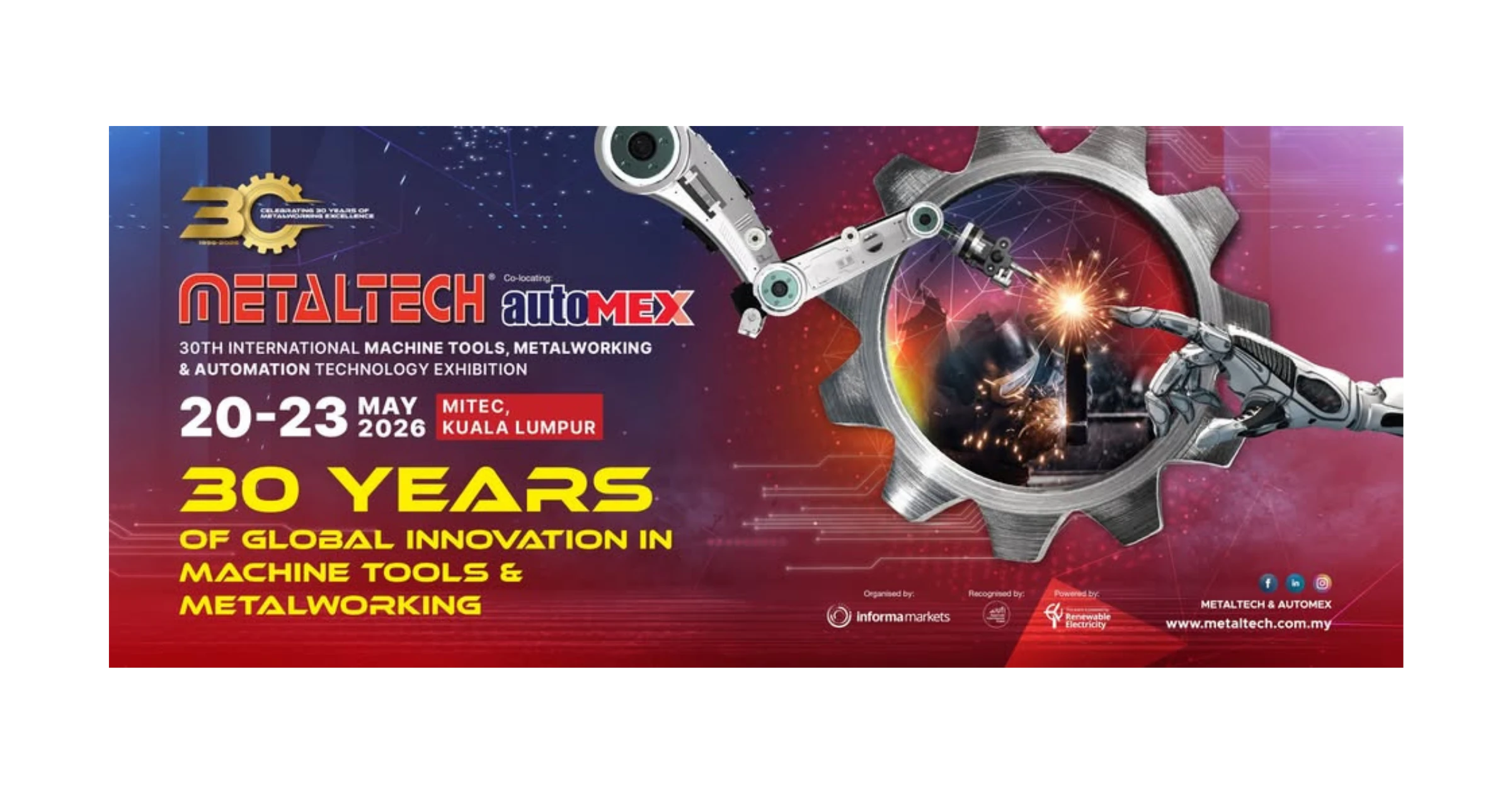 METALTECH & AUTOMEX 2026 IN FULL SWING AT MITEC, DRAWING GLOBAL MANUFACTURING LEADERS TO KUALA LUMPUR