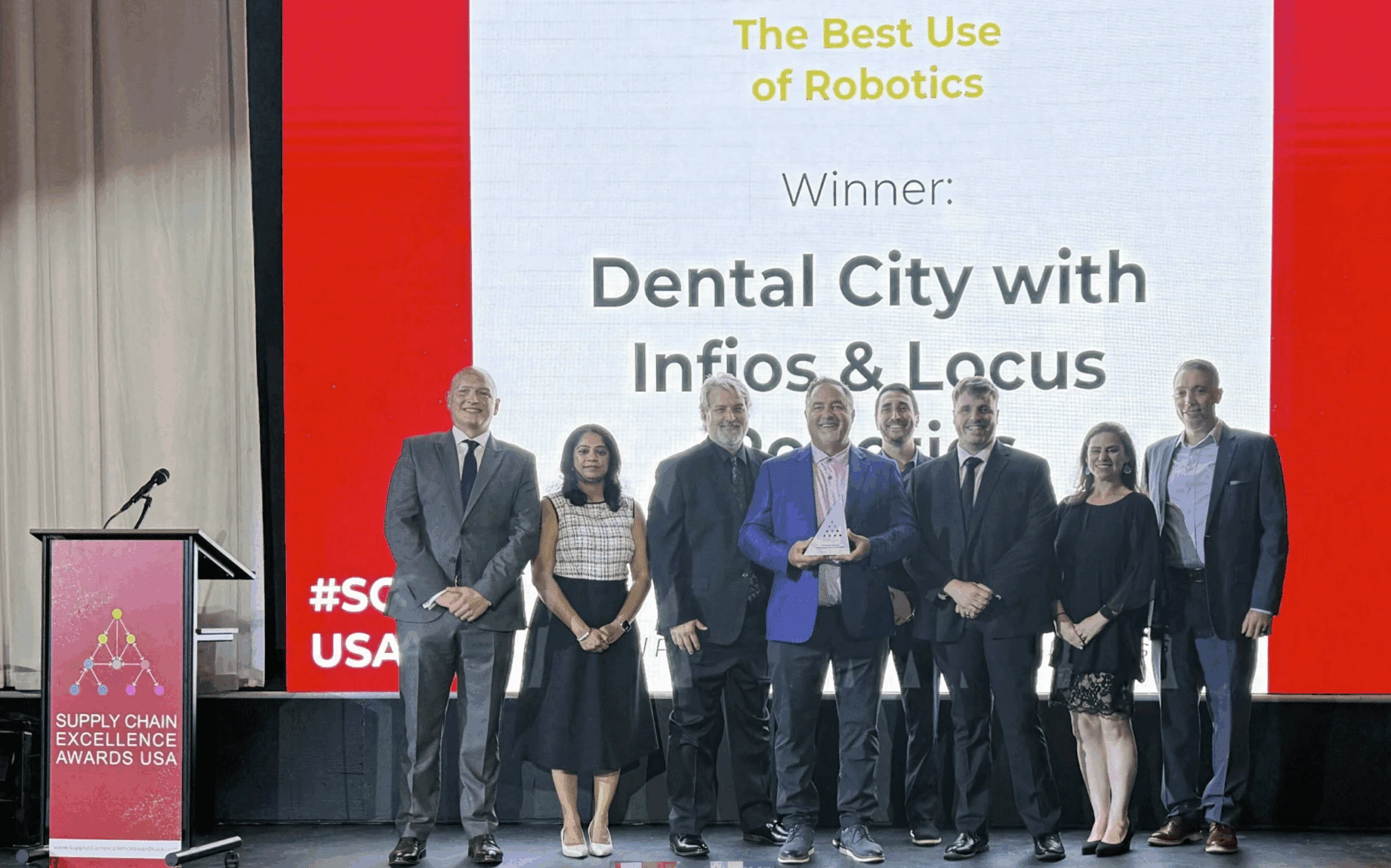 Dental City Wins Supply Chain Excellence Award for Best Use of Robotics with Locus Robotics