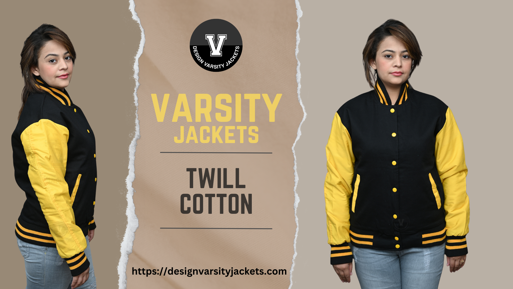 Men Varsity Jackets Twill Cotton