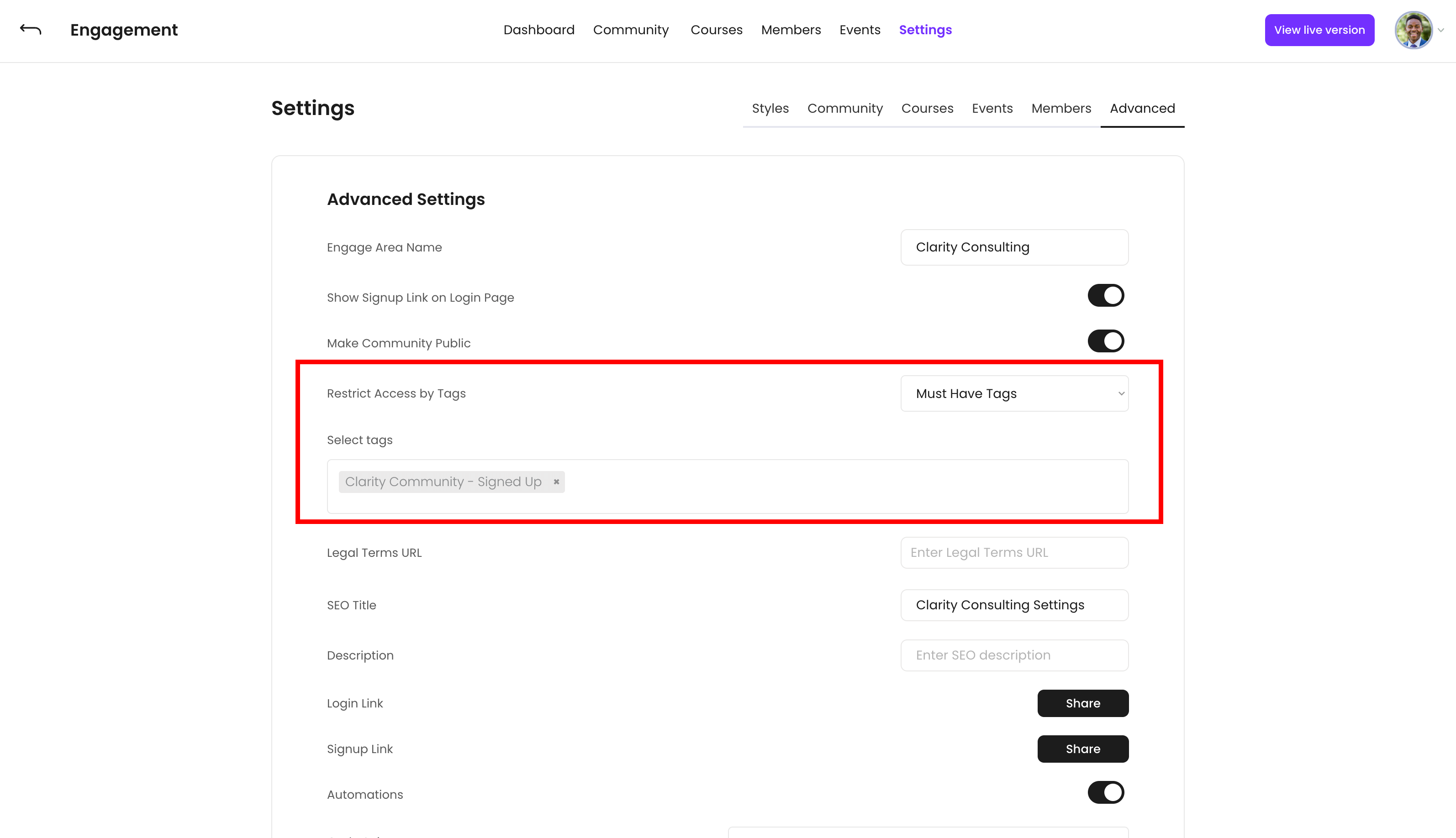 Restrict Community Access by Tags.png
