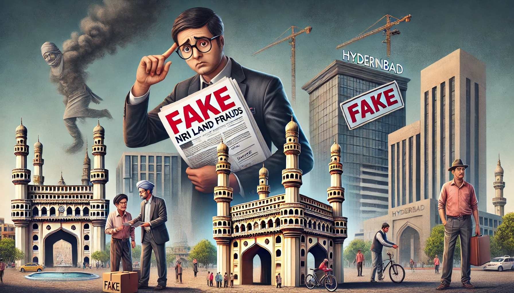 3 Hyderabad relators showed dispute land and duped NRI Rs 20 Crores