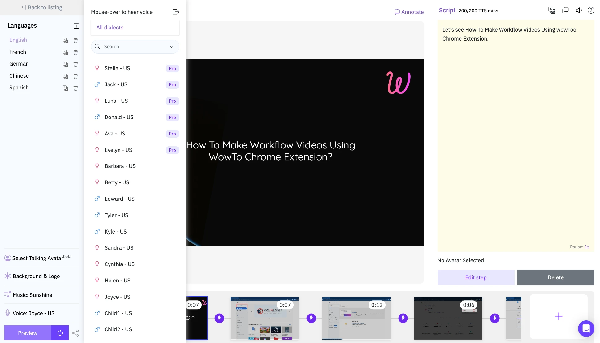 WowTo AI Voice over